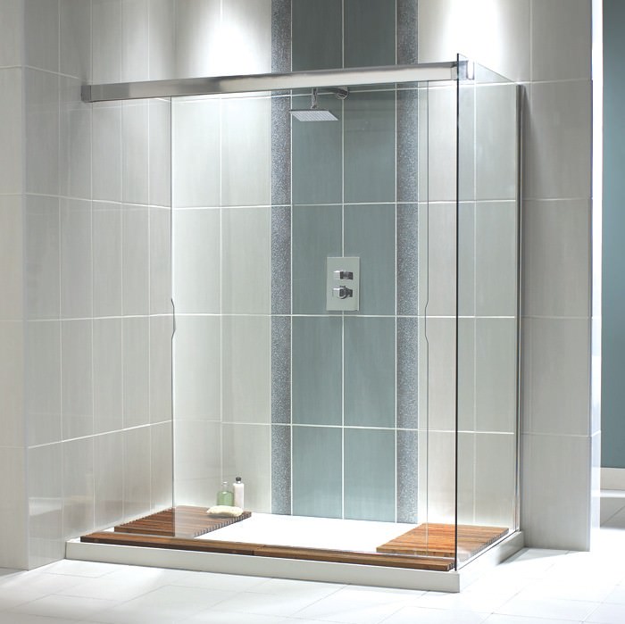 Aqualux Aquaspace Walk Through Shower Panel 1700mm FEN0530AQU