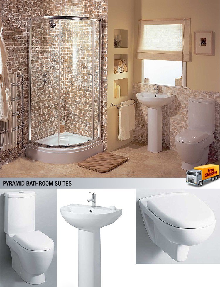 Lauren Pyramid Designer Bathroom Suite