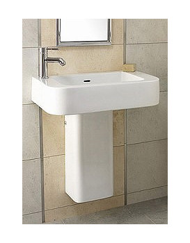 RAK Ceramics Rondo Three Quarter Basin And Pedestal