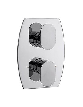 Metro Concealed Thermostatic Shower Valve With 2 Way Diverter MT-177-C