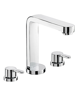 Image of Sagittarius Plaza 3 Holes Bath Filler Tap | PL-111-C