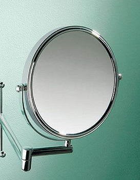 HIB Tila Double Sided Extendable Magnifying Circular Mirror | 28200