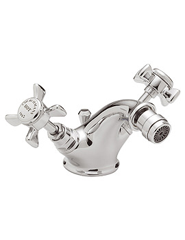 Sagittarius Churchmans Monobloc Bidet Mixer Tap with Pop-up Waste