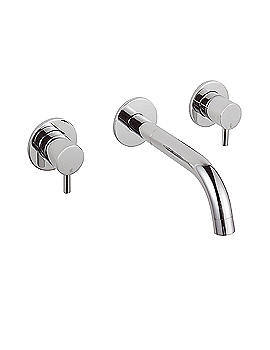 Sagittarius Ergo Wall Mounted 3 Hole Basin Mixer Tap | EL/207/C