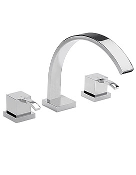 Sagittarius Arke 3 Hole Bath Filler Tap | AR/111/C