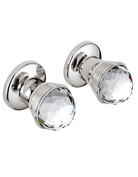 Sagittarius Metz Crystal Half Inch Wall Mounted Side Valves | MC/195/C