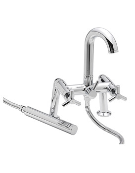 Sagittarius Zone Pillar Bath Shower Mixer Tap With No1 Kit | ZO-119-C