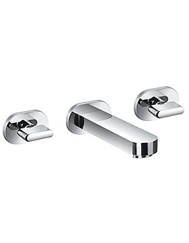 Sagittarius Metro 3 Hole Wall Mounted Basin Mixer Tap MT-307-C