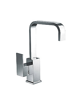 Sagittarius Blade Side Lever Basin Mixer Tap With Pop Up Waste BL-206-C
