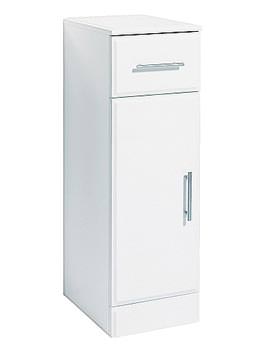Phoenix Euro Vanity High Gloss White Furniture 250mm | EURO25BW
