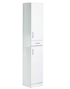 Phoenix Euro White Furniture Tall Unit 350mm | EUROTALWH