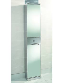 HIB Siva Stainless Steel Tower Cabinet 300mm | 1043371