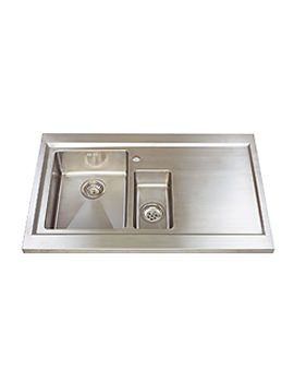 Astracast Bistro One and Half Bowl Kitchen Sink Sit On Work Center
