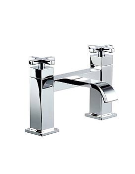 Mayfair Ice Fall Cross Head Bath Filler Tap Chrome | IFX005
