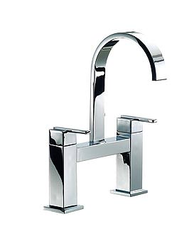 Mayfair Ice Quad Lever Bath Filler Tap High Spout Chrome | ISL015