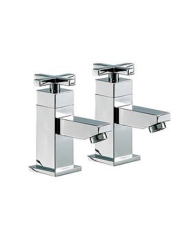Mayfair Ice Quad Cross Head Bath Taps Pair | ISX003