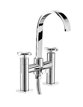 Mayfair Surf Bath Shower Mixer Tap High Spout With Shower Kit | RDX017
