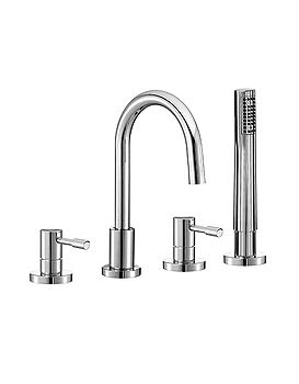 Mayfair Series F 4 Hole Bath Shower Mixer Tap With Shower Kit | SFL047