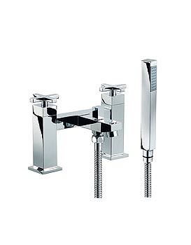 Mayfair Ice Quad Cross Bath Shower Mixer Tap Chrome | ISX007