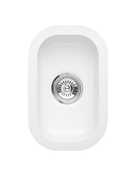 Astracast Lincoln Half Bowl Undermount Kitchen Sink | LNH1WHHOMESK