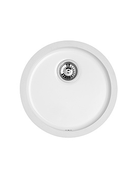 Astracast Lincoln Round Undermount Kitchen Drainer Sink | LNR2WHHOMESK