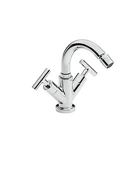 Tre Mercati Contour T-Bar Mono Bidet Mixer Tap With Pop Up Waste 4618