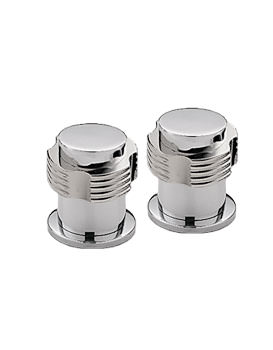 Tre Mercati Silhouette Waterfall Chrome Quadrant Rings Pair | 1001A