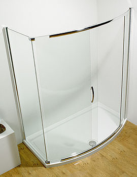 Kudos Infinite Bowed Slider Door Centre Access 1200mm | 4BOWC120S