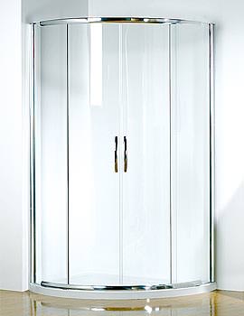 Image of Infinite 1000x810 LH Curved Center Access Slider Door With Tray And Waste