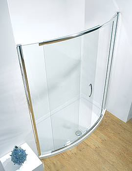 Kudos Infinite Bowed Slider Door Side Access 1500mm | 4BOWS150S