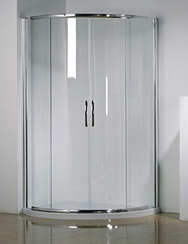Kudos Infinite Double Door Curved Slider Centre Access 910mm | 4CD91S