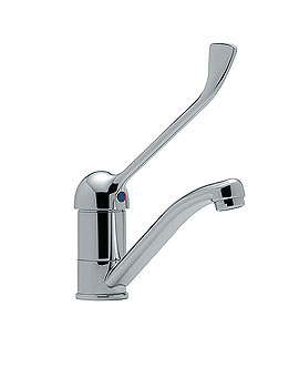 Tre Mercati Modena Mono Basin Mixer Tap With Extended Lever And Swivel Spout | 180