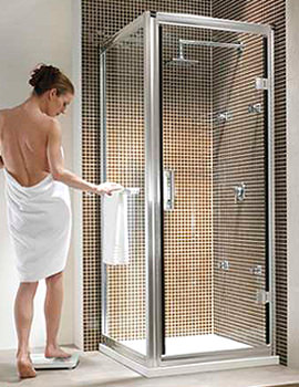 Twyford Hydr8 Hinged Shower Door 700mm | H82600CP