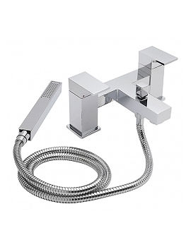 Tre Mercati Edge Pillar Bath Shower Mixer Tap With No1 Kit | 22355