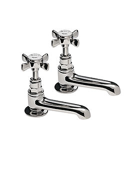 Tre Mercati Imperial Basin Tap Pair With Extended Spout | 1071E, 1091E