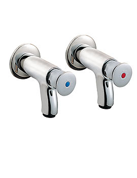 Tre Mercati Capri Non Concussive Bib Taps Pair With Front Press