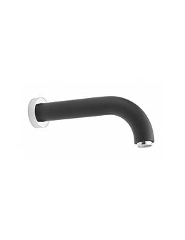 Tre Mercati Milan Black Wall Mounted Bath Spout | 63440