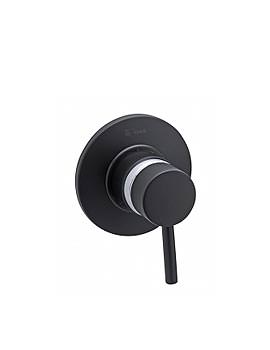 Tre Mercati Milan Black Exposed Concealed Manual Shower Valve 63420