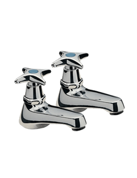 Tre Mercati Capri Crosshead Basin Taps Pair | 341