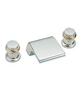 Tre Mercati Silhouette Waterfall 3 Hole Basin Mixer Tap | 1019A
