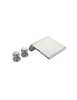 Tre Mercati Silhouette Waterfall 3 Hole Bath Filler Tap | 1017A