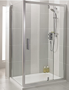 Ideal Standard Pivot Corner Shower Door With Inline Panel 1200