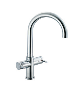 Ideal Standard Affinity Kitchen Mixer Tap With Lever Handles | E6136AA