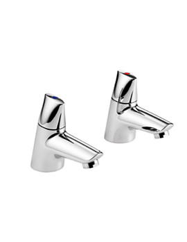 Ideal Standard Ceraplan Disc Basin Pillar Taps | B8252AA