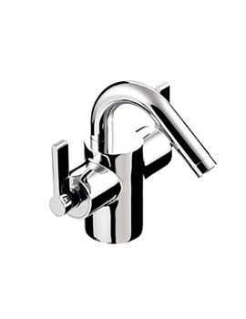 Ideal Standard Silver Dual Control One Tap Hole Bidet Mixer Tap E0073AA