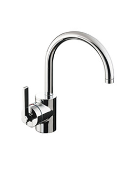Ideal Standard Silver Single Lever One Tap Hole Basin Mixer Tap E0068AA