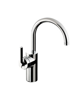 Ideal Standard Silver Single Lever Vessel Basin Mixer Tap | E0069AA
