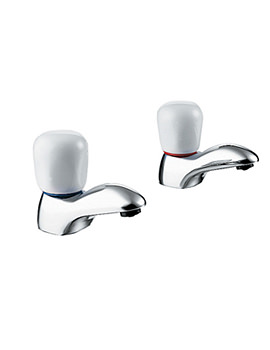 Ideal Standard Waterways Bath Pillar Taps | E6850AA