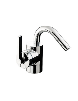 Ideal Standard Silver Single Lever One Tap hole Bidet Mixer Tap | E0074AA