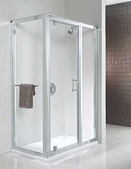 Twyford Geo6 Pivot Shower Door 760mm | G63600CP